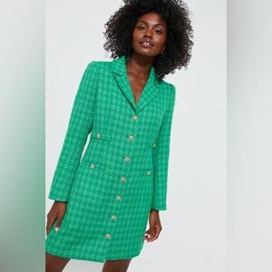 Pomander Place Emerald Tweed Stacie Dress
